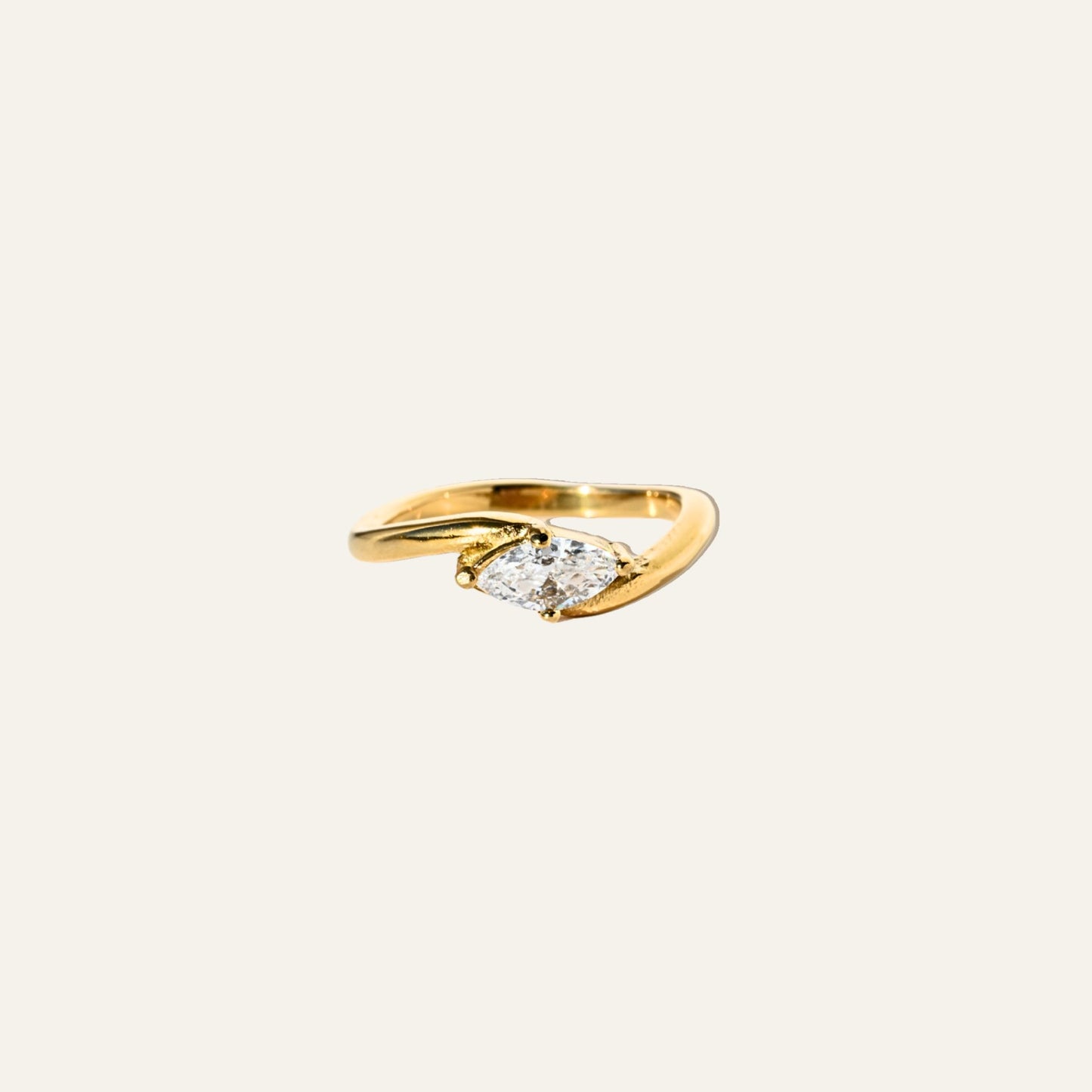 Marquise Curve Ring