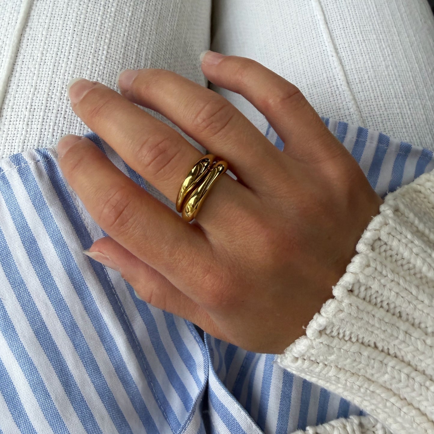 2-Pack Dune Rings
