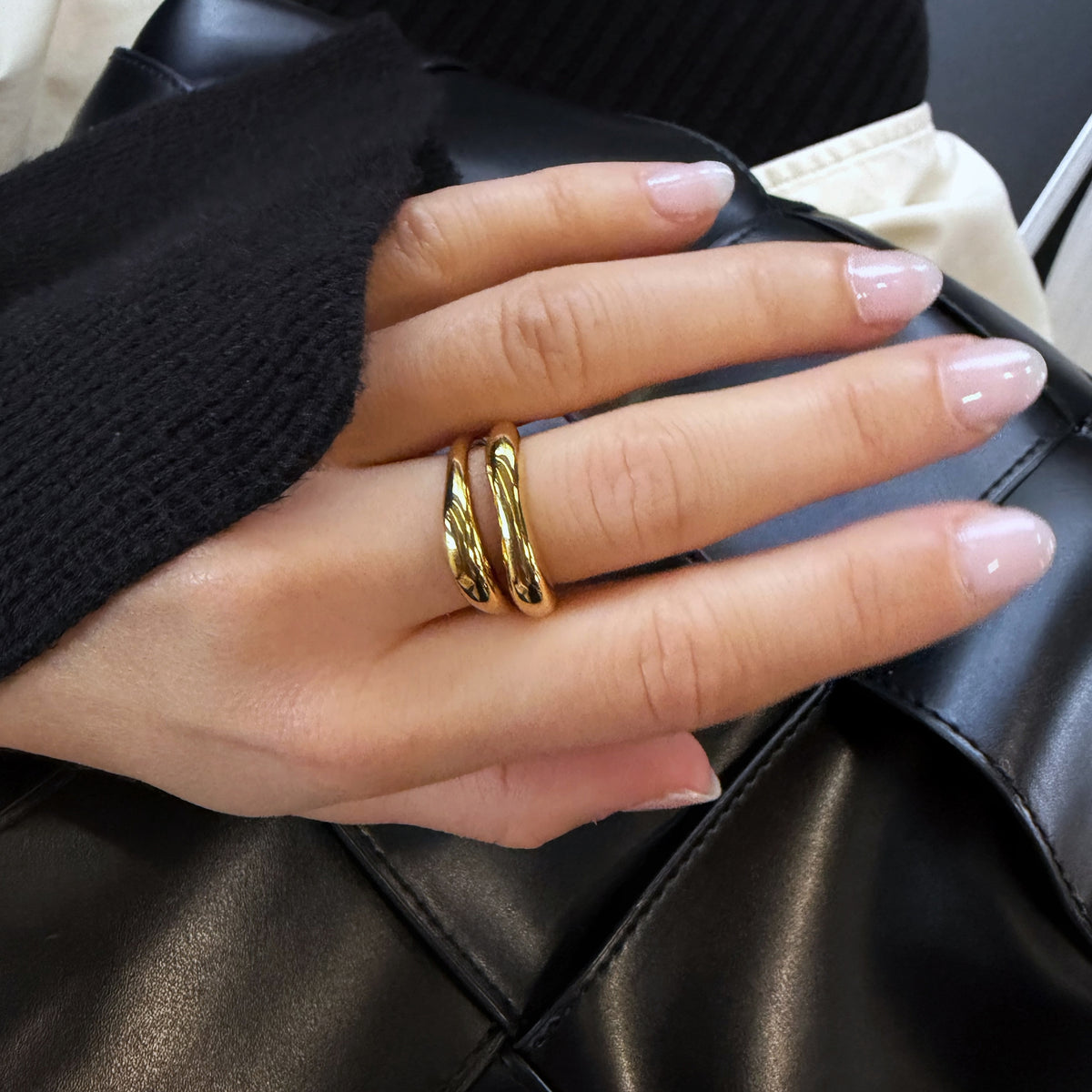 2-Pack Dune Rings