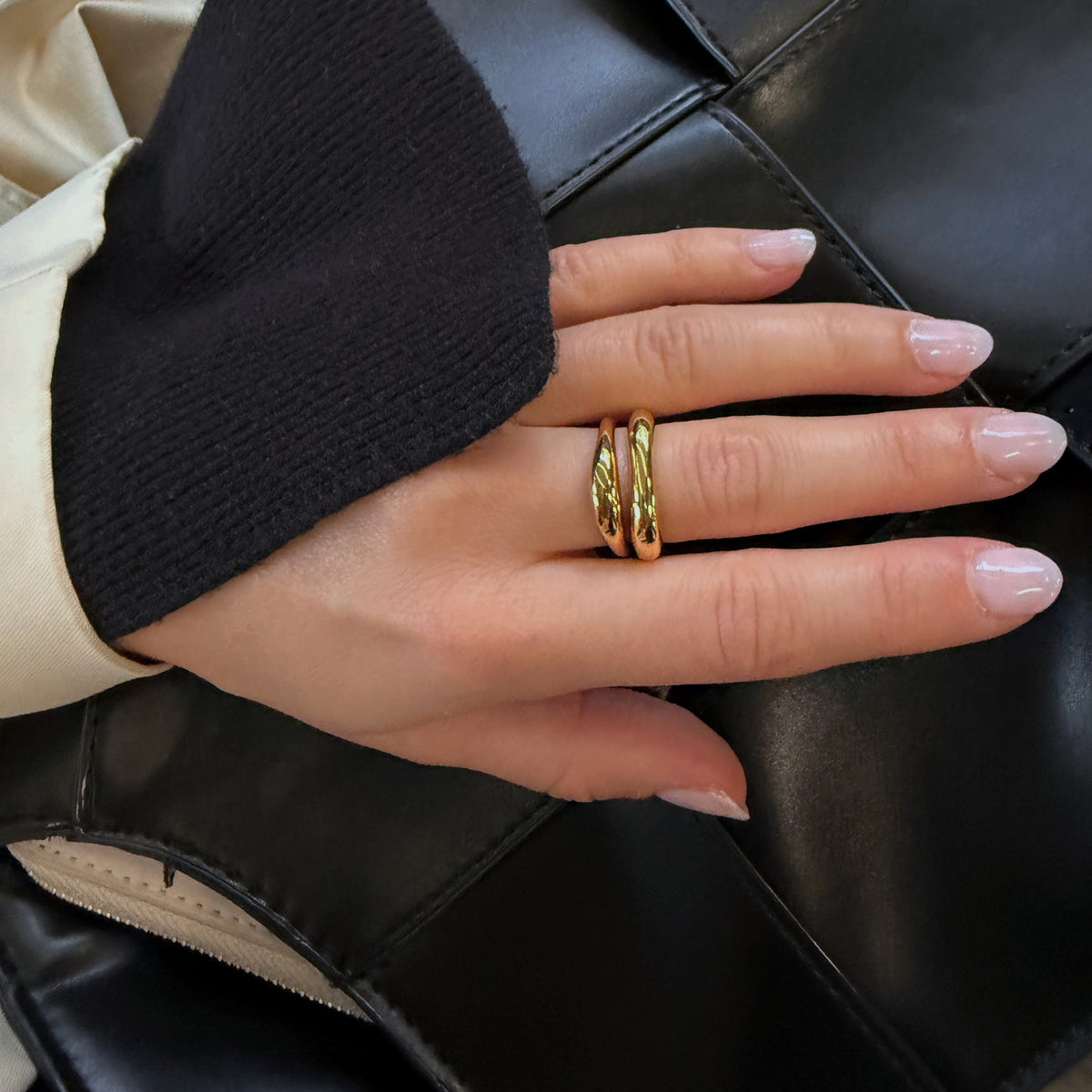 2-Pack Dune Rings