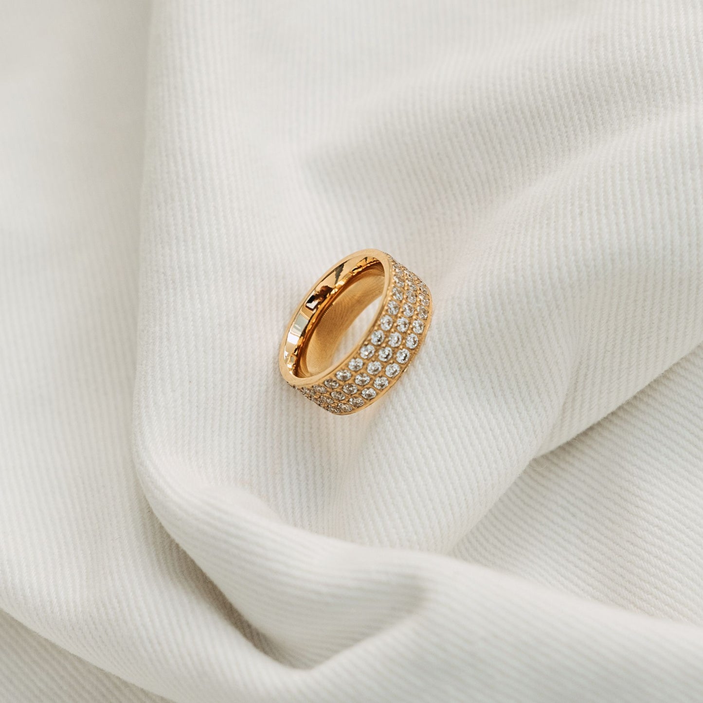 Zirconia Pave Band Ring