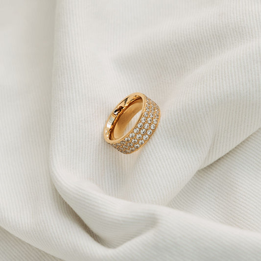 Zirconia Pave Band Ring