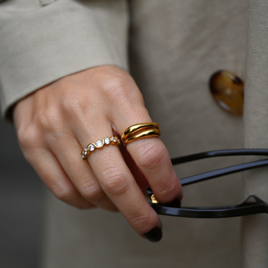 2-Pack Dune Rings