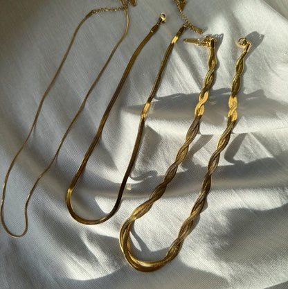 Twisted Snake Chain Necklace