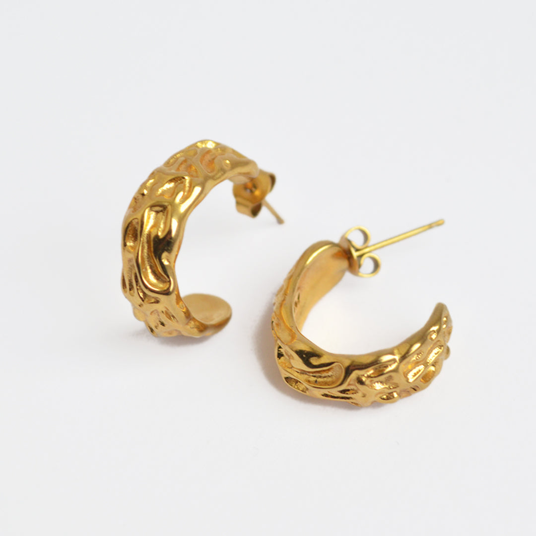 Classic Hammered Earrings