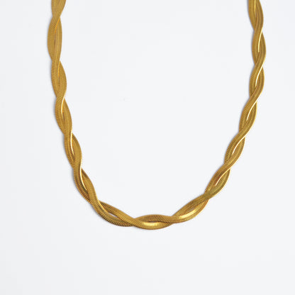 Twisted Snake Chain Necklace